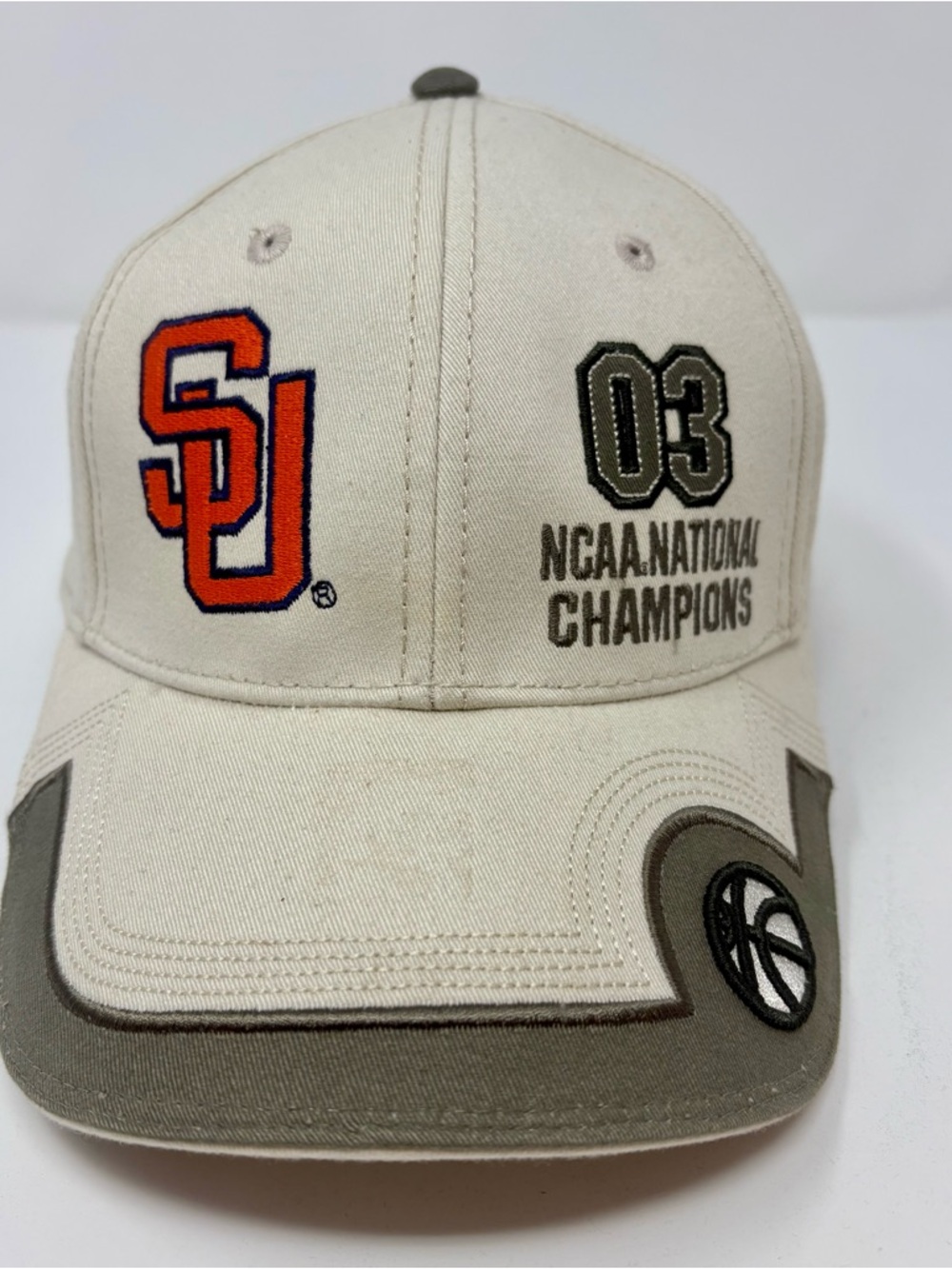 Vintage Syracuse University Orange 03 NCAA National Champions Embroidered Hat